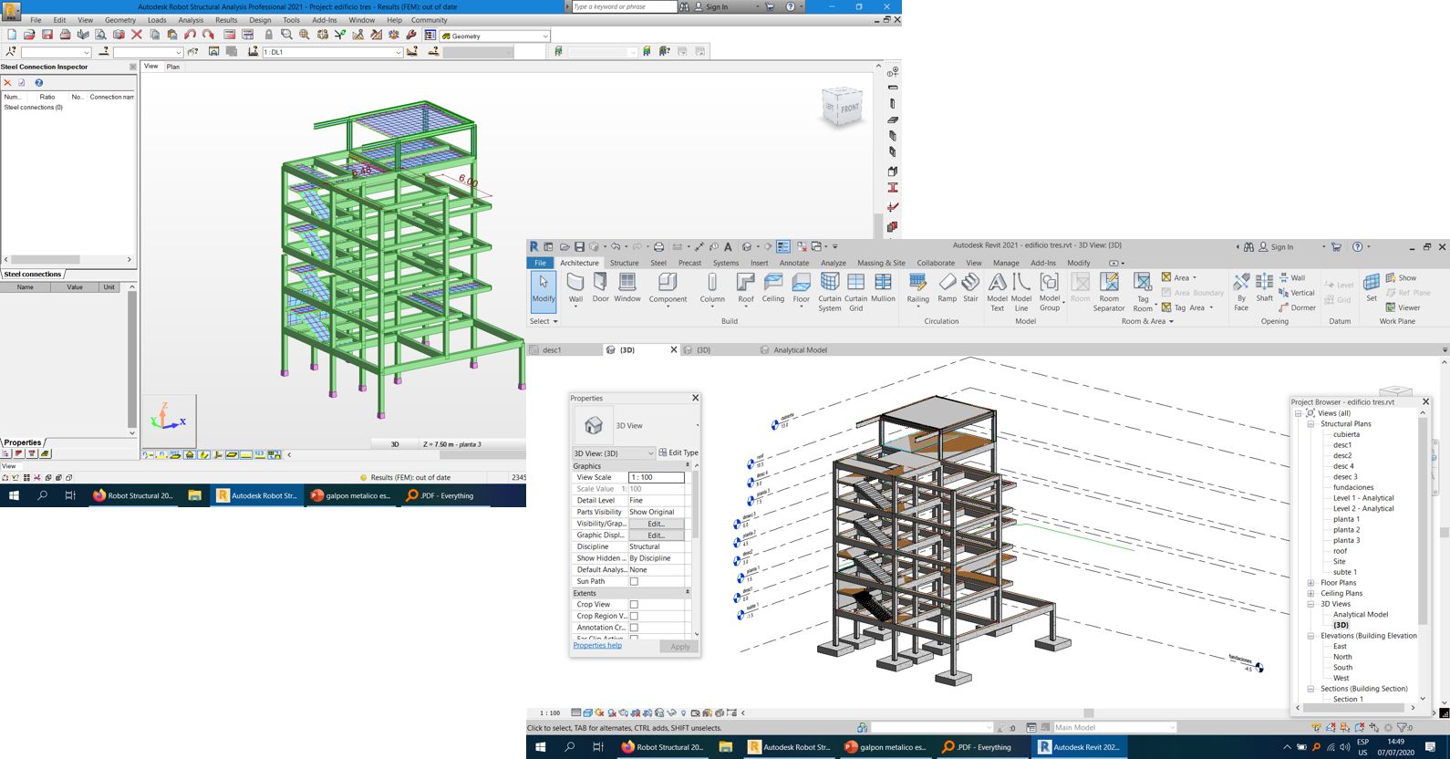 Link Autodesk Robot con Revit | Autodesk Robot Structural Analysis (Online)